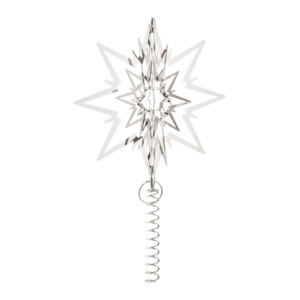 Georg Jensen topstjerne stor - paladiumbelagt