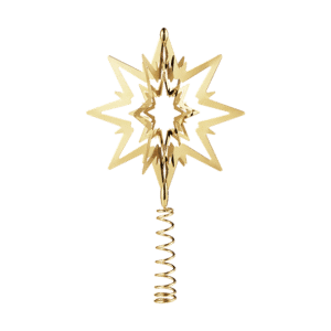 Georg Jensen topstjerne lille - 18 kt. guldbelagt