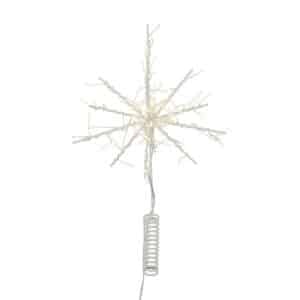 House Doctor - Top star juletræsstjerne med LED, Glow, Hvid